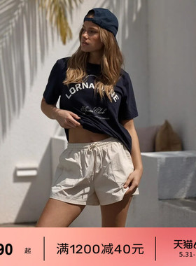 LornaJane运动户外短裤女WEIGHTLESS抽绳口袋跑步健身训练女LJ