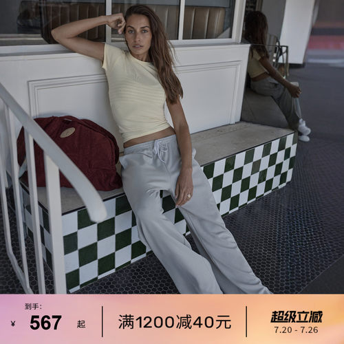 LornaJane高腰轻薄阔腿瑜伽裤