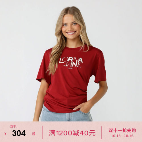LornaJane瑜伽健身宽松短袖T恤
