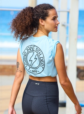 LornaJane运动上衣罩衫瑜伽T恤棉ZIGGY短袖健身跑步日常休闲女LJ