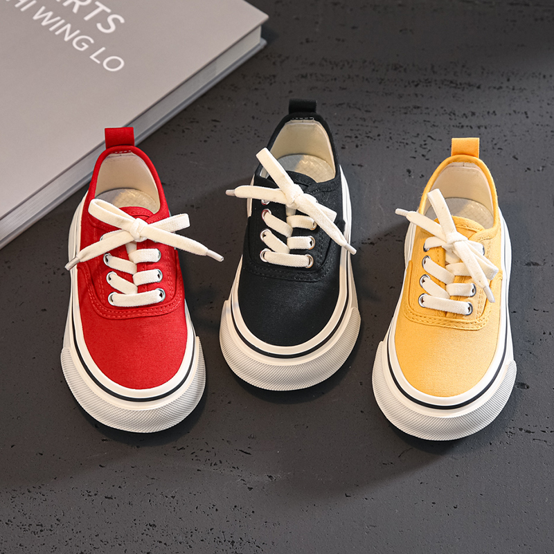 儿童帆布鞋2025年秋季新款