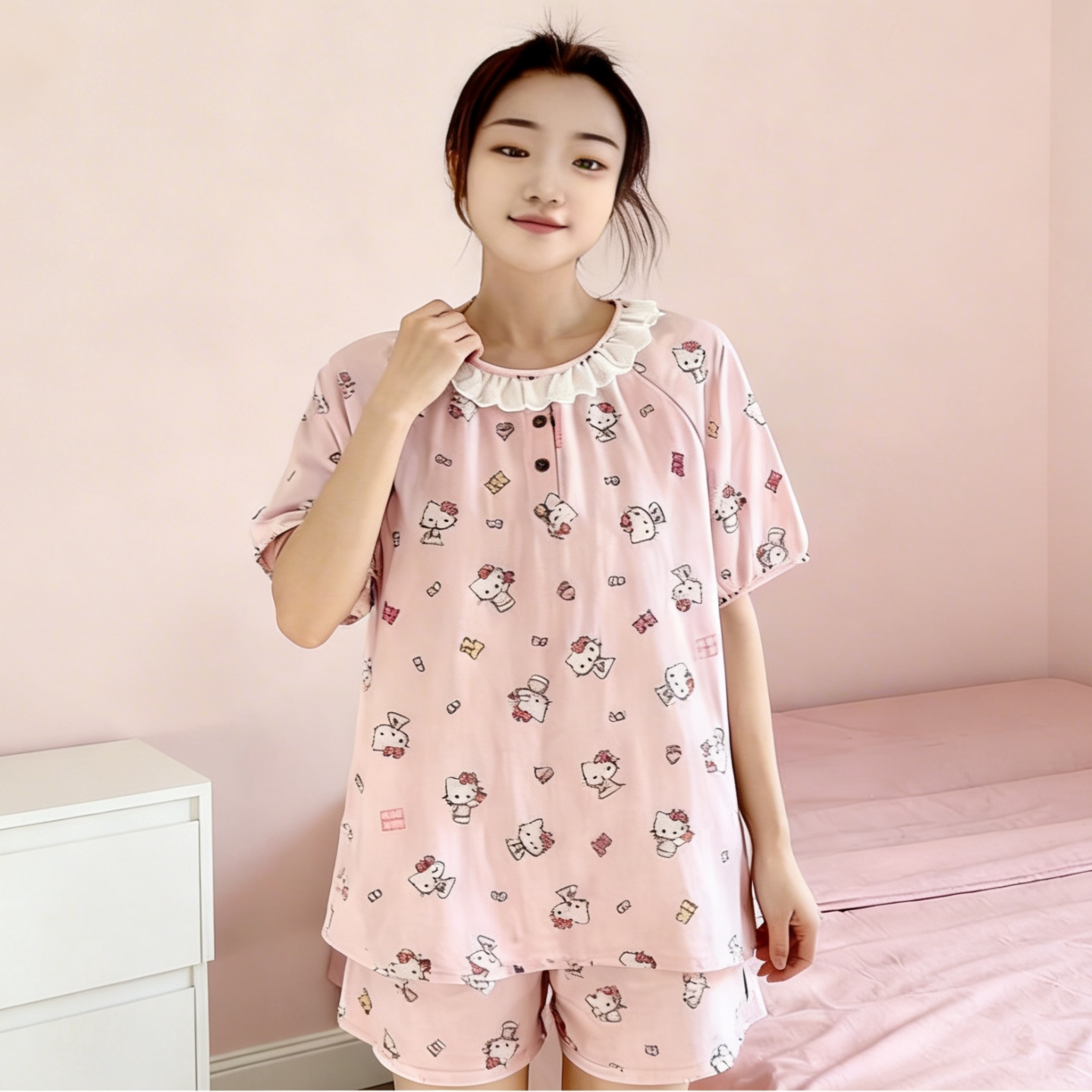 2026巨好看休闲夏季睡衣独特别致时尚洋气家居服女可外穿女款春装