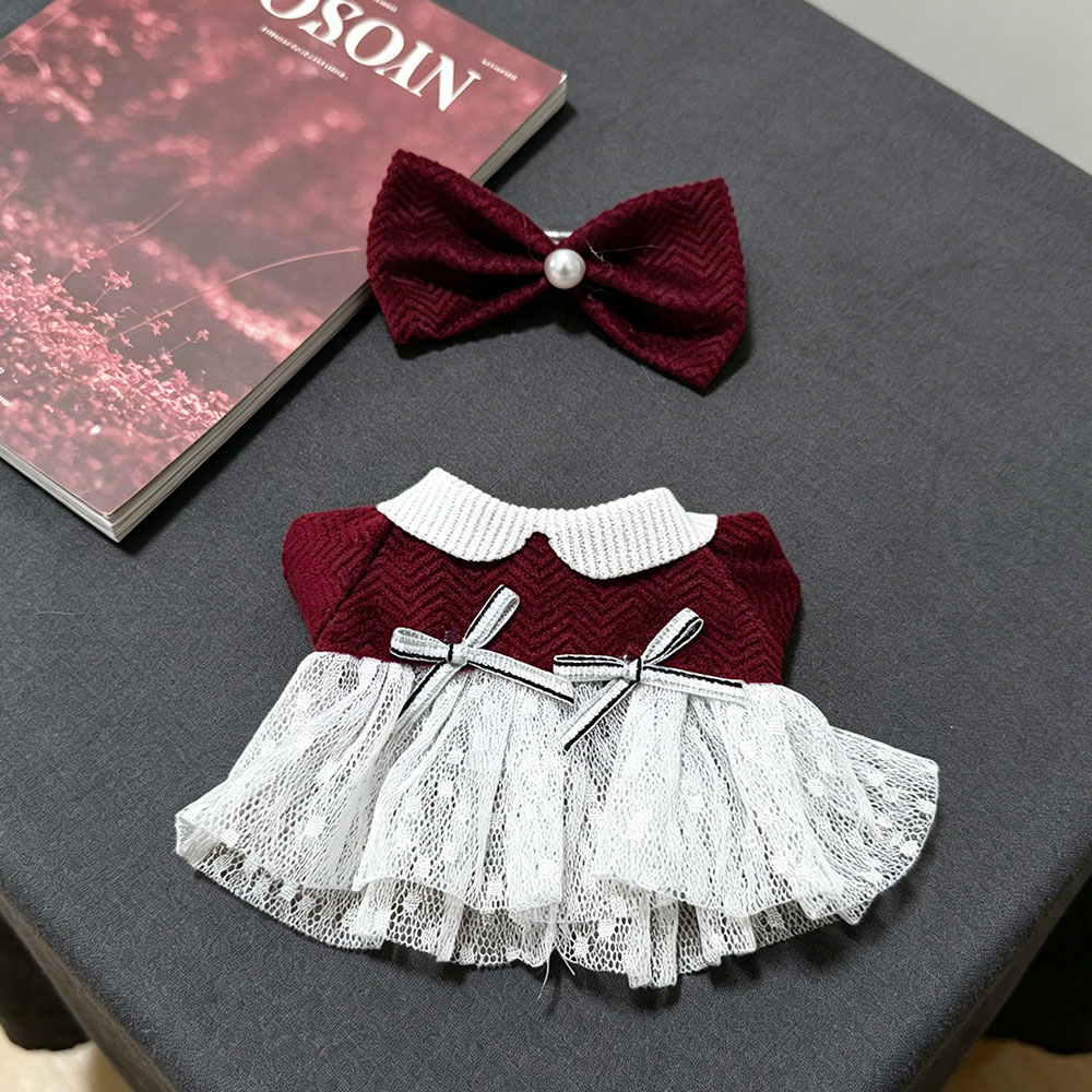 10cm娃衣棉花娃娃正常体男娃女娃公主裙子玩偶衣服套装可爱换装图片