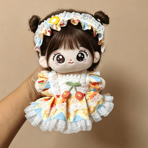 20cm棉花娃娃的衣服正常体娃衣套装华丽玩偶公仔女娃公主裙子系列