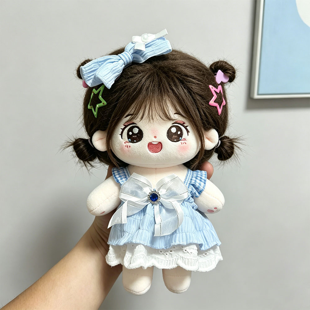 20cm娃衣套装棉花娃娃正常体公主裙玩偶公仔衣服男娃女娃裙子古风图片