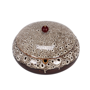 大号陶瓷烟灰缸创意个性时尚防风客厅办公室家用潮流烟灰缸带盖I