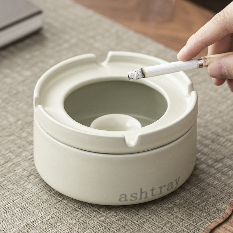 恬静生活时尚烟灰缸陶瓷烟盅