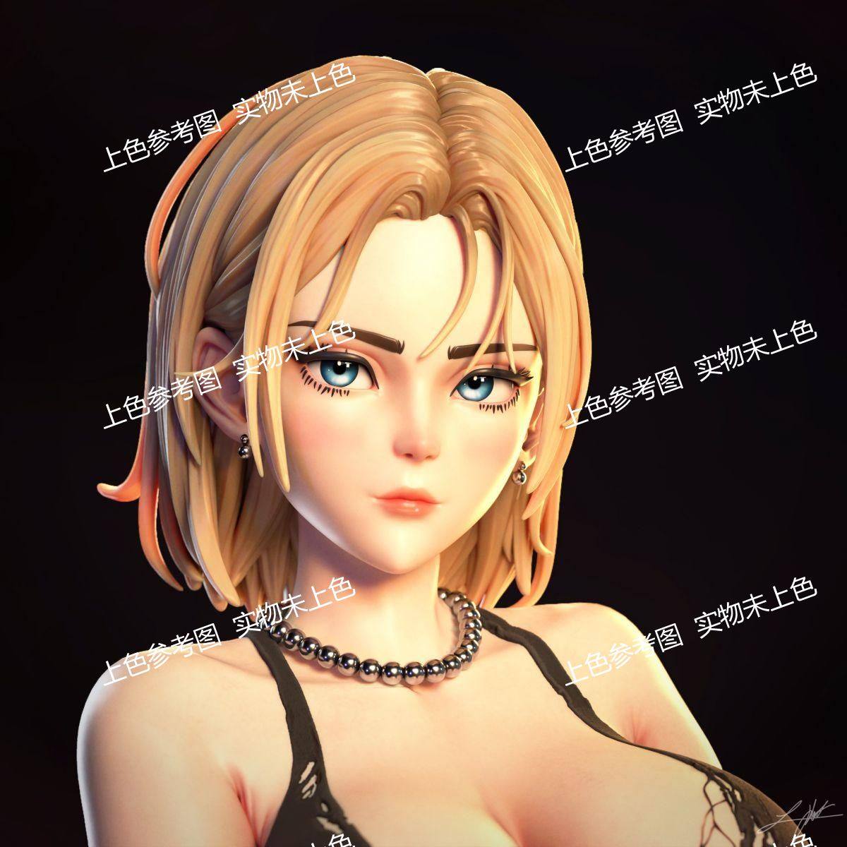 龙珠人造人18号3D打印模型