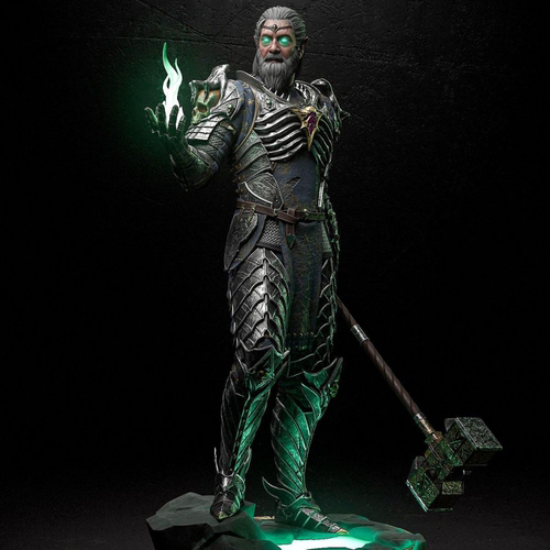 3D打印模型STL模型文件博德之门 凯瑟里克·索姆将军白模自动发货