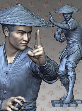 真人快打 雷电3D打印模型STL图纸模型素材白模{自动发货}