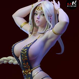 3D打印模型STL模型文件艾尔登法环玛莉卡白模{自动发货}