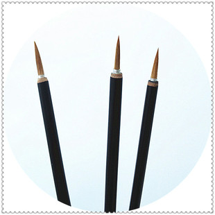 精品画笔大中小楷狼毫工笔国画叶筋花鸟人物动物勾线毛笔厂家批发