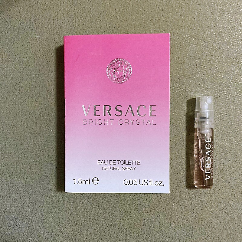 Bright Crystal法国原装正品果香花香调晶钻女士淡香粉钻香水小样