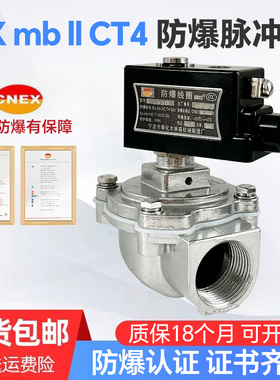 防爆脉冲阀直角式电磁阀除尘阀粉尘防爆线圈DMF-Z-25 6分-3寸