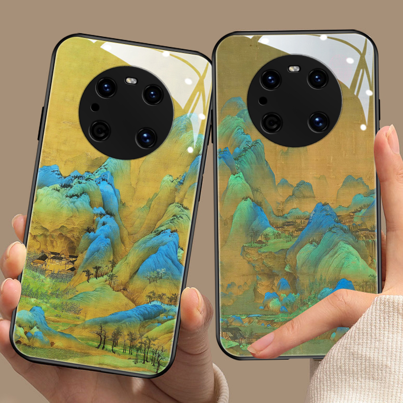 只此青绿千里江山图玻璃壳