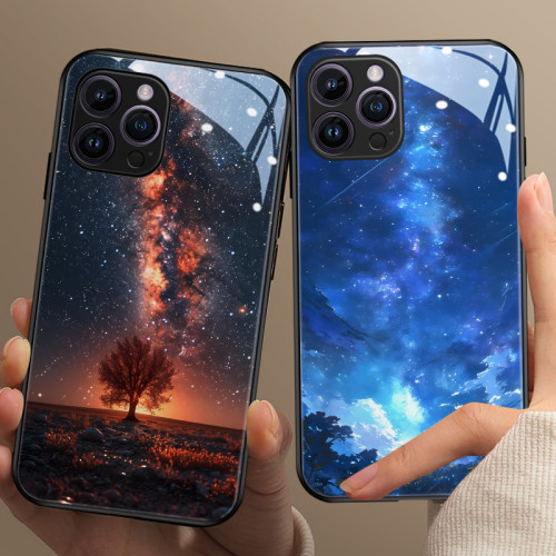 星空苹果潮牌氛围感手机壳