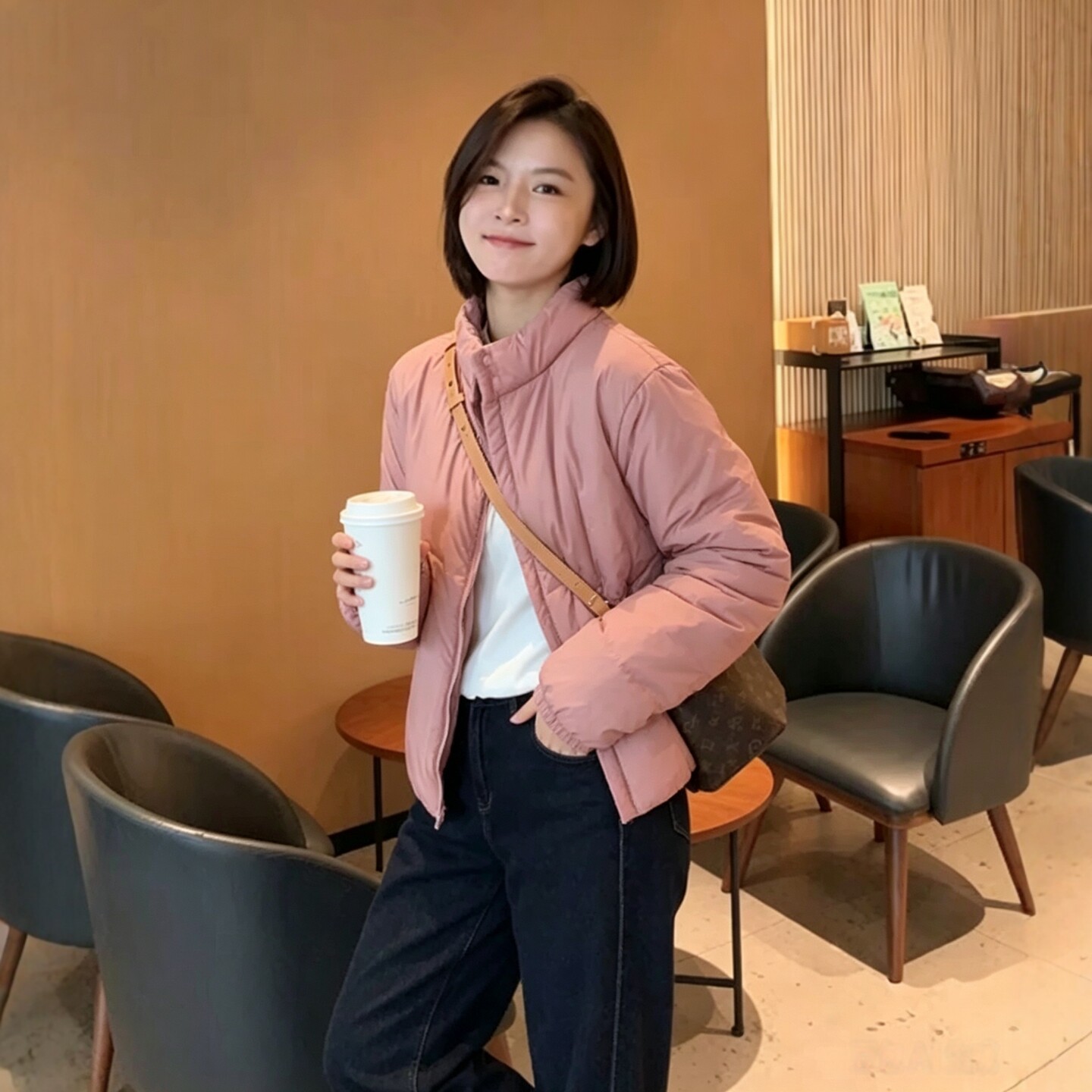 爆款高级感立领加厚棉服短外套女装2026秋冬小个子时尚极简风棉衣