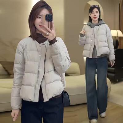 时尚小个子轻薄保暖羽绒服