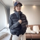 洋气保暖短款 爆款 时尚 2025冬季 上衣 高级感立领排骨羽绒马甲女装