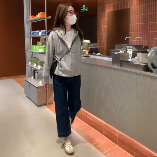 2025春季新款小个子短款卫衣外套