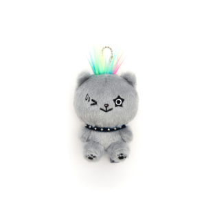 CATXMAN 周柏豪 摇滚朋克造型猫星侠公仔挂饰