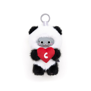 CATXMAN 周柏豪 猫星侠熊猫爱心造型毛绒挂饰