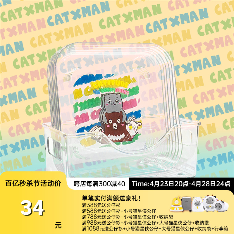 CATXMAN透明PET塑料托盘