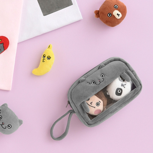 CATXMAN周柏豪笔袋透明收纳包