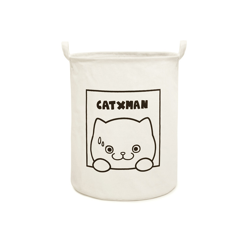 CATXMAN 周柏豪 LAUNDRY BASKET 麻布收纳袋