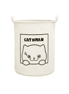 CATXMAN 周柏豪 LAUNDRY BASKET 麻布收纳袋