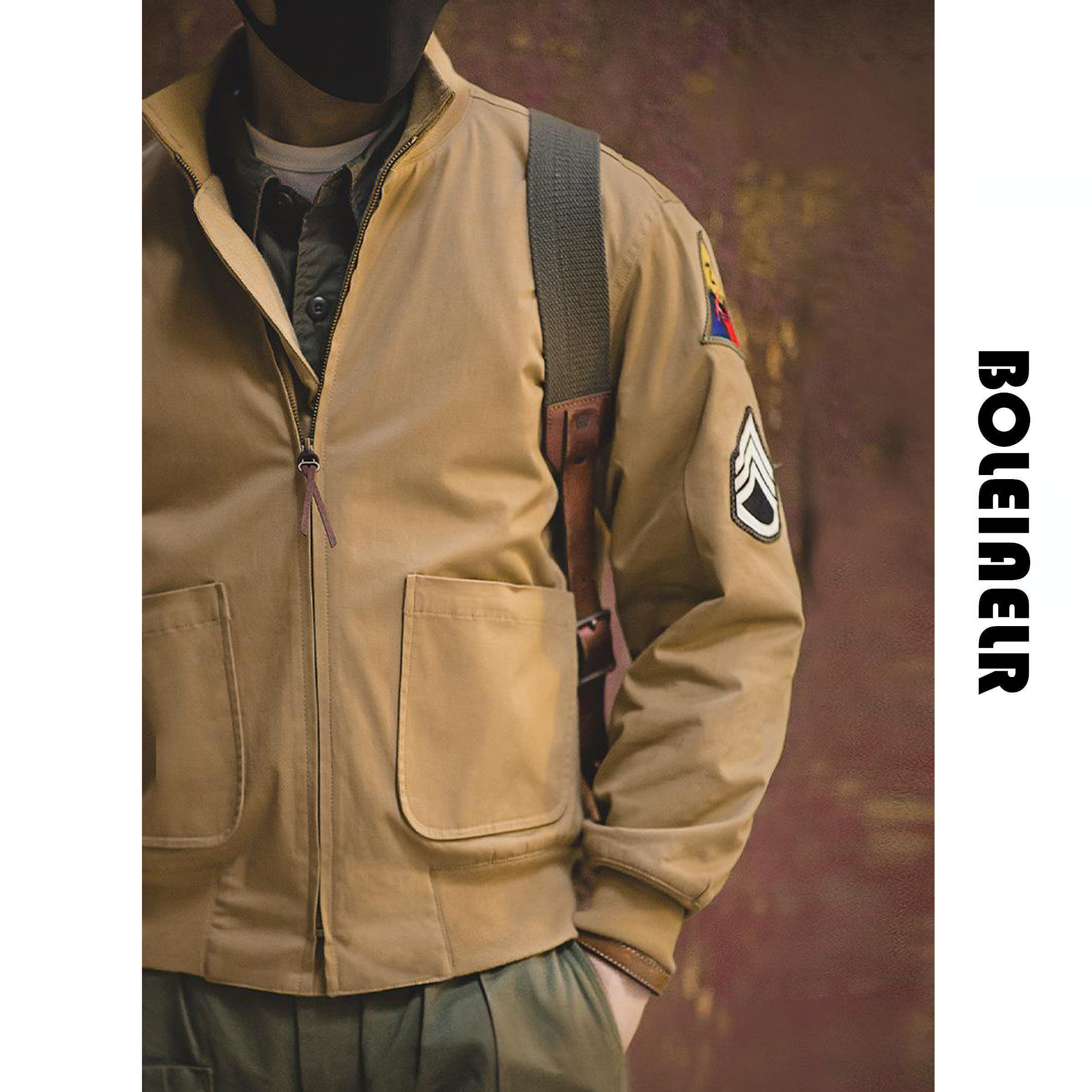 美式复古狂怒夹克坦克服