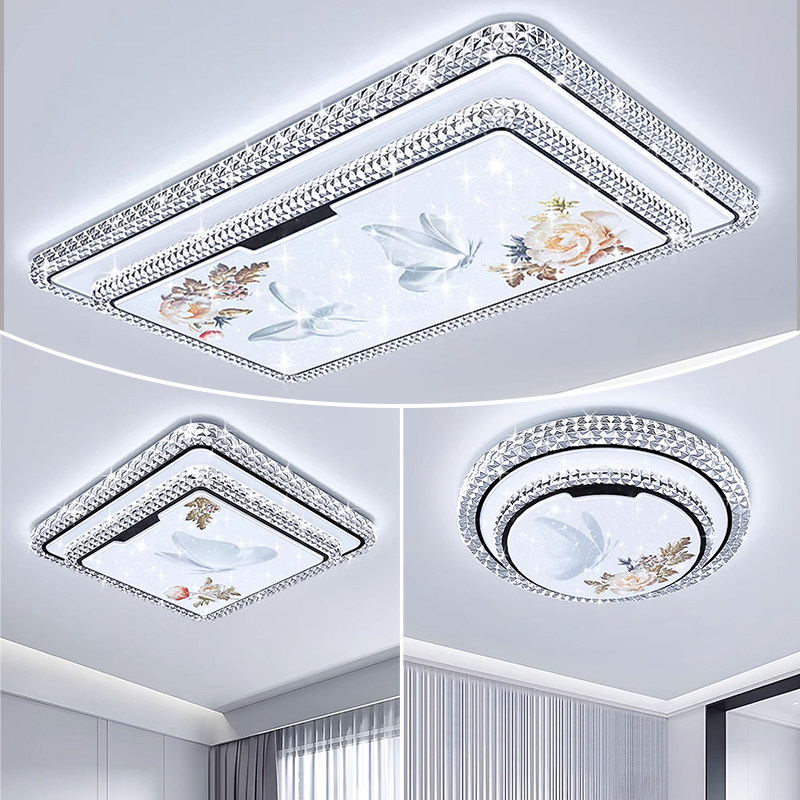 离线语音客厅主灯现代简约中国风2026新款护眼水晶吸顶灯中山灯具,家装灯饰光源,客厅吸顶灯,淘宝优惠券,粉丝福利购,淘宝优惠卷