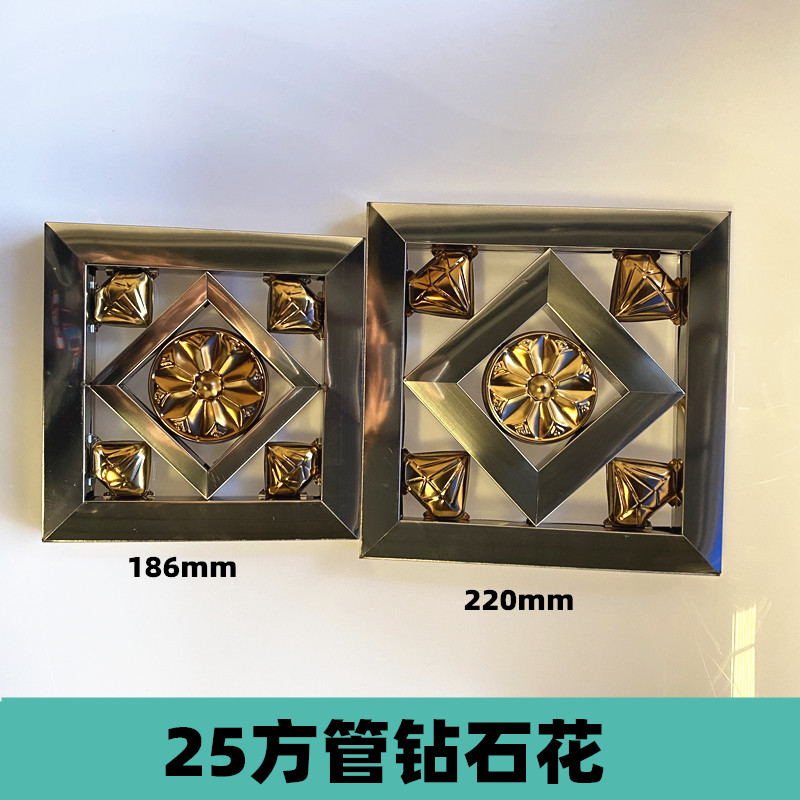 包邮不锈钢方管钻石庭院别墅围墙