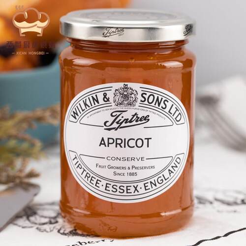 Tiptree缇树果酱草莓蓝莓甜杏树莓樱桃桔子凤梨蜂蜜番茄家用340g