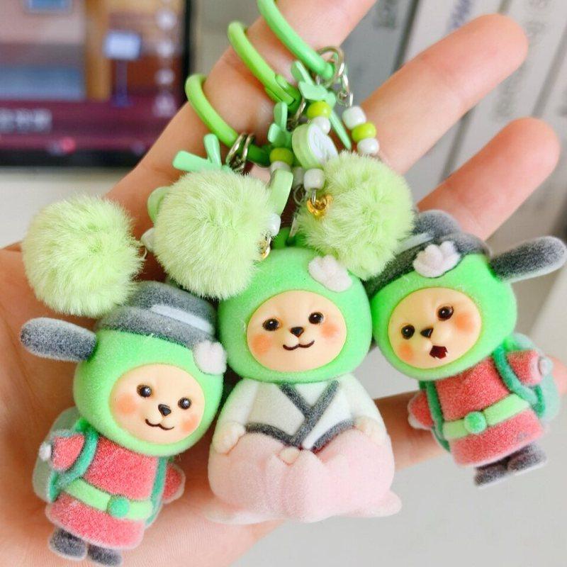哈基米南北绿豆猫植绒挂件公仔玩偶耄耋猫超萌送女朋友送人挂饰