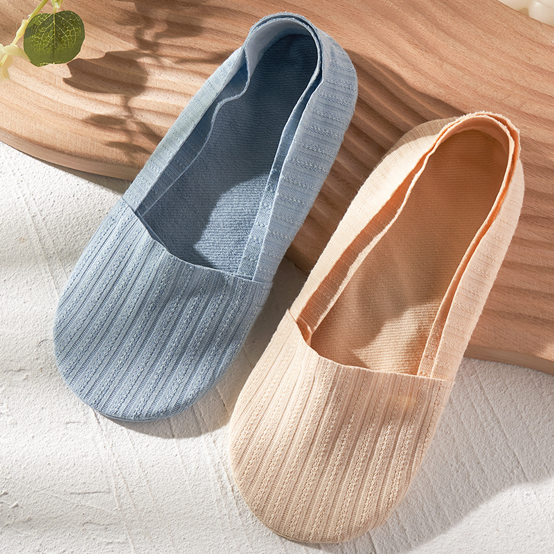 网眼船袜女夏季薄款防滑脱不掉跟