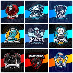 做游戏战队头像制作俱乐部logo设计球队队标队徽足球图标徽章定制