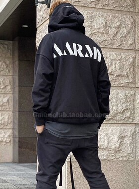 Gman高街 FOG ESSENTIALS AARMY 印花主线连帽衫宽松长袖卫衣潮