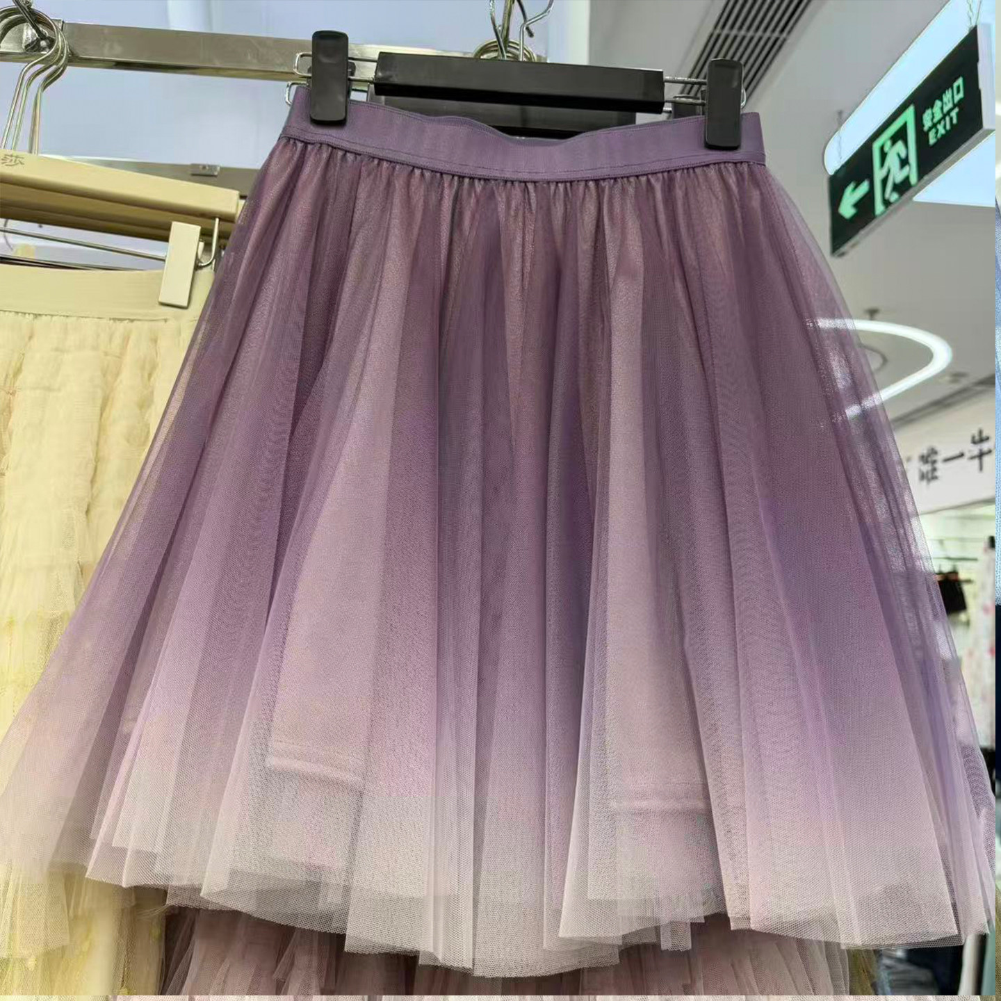 纱裙短裙网纱半身裙女夏