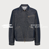 原牛短款 BONELESS 翻领经典 牛仔夹克cleanfit外套支线Essence