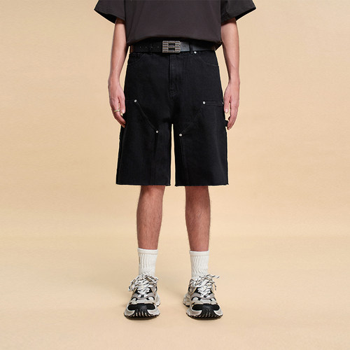 BONELESS牛仔工装伐木裤