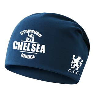 欧冠切尔西足球俱乐部球迷应援帽定制秋冬加绒包头帽骑行堆堆帽男