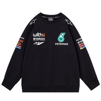 定制马石油卫衣摩托车骑行爱好者