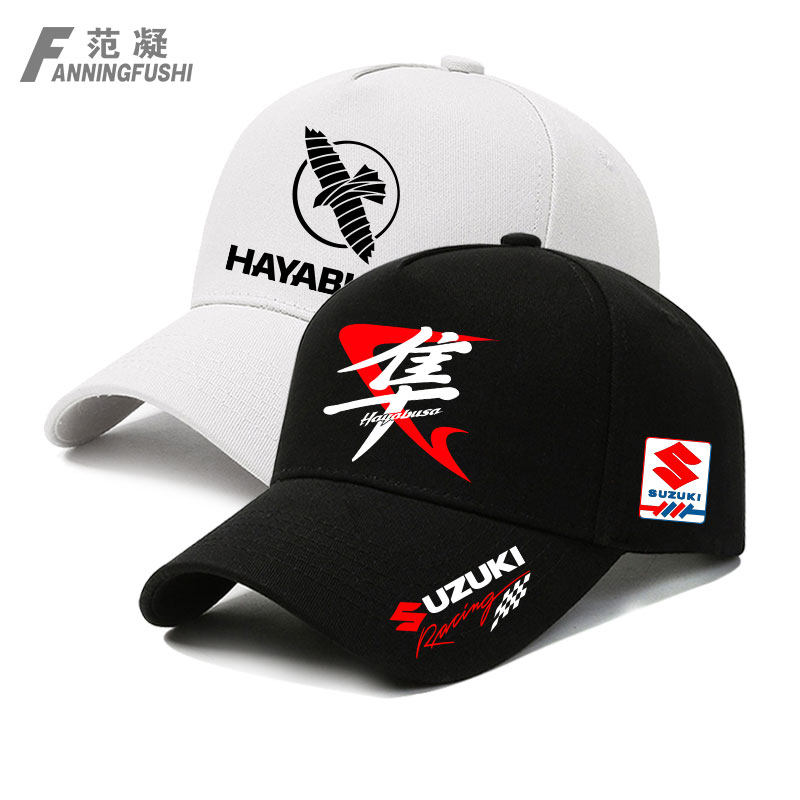 铃木SUZUKI摩托车赛车隼Hayabusa户外遮阳棒球帽机车骑行男鸭舌帽