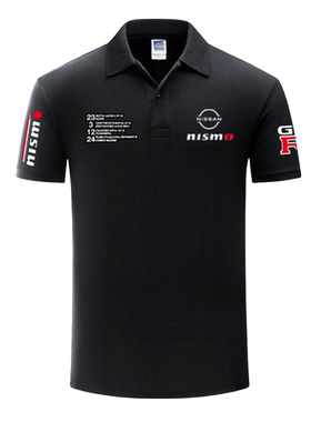 F1方程式赛车GTR翻领POLO衫t恤纪