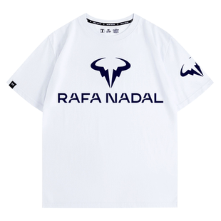 纳达尔纪念版T恤网球比赛服团队训练球迷助威应援服男夏纯棉短袖