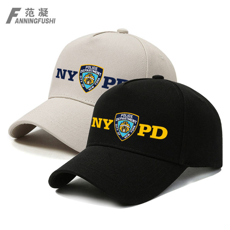 NYPD纽约PL识别战术军迷发烧友户外骑行遮阳棒球帽男休闲鸭舌帽子