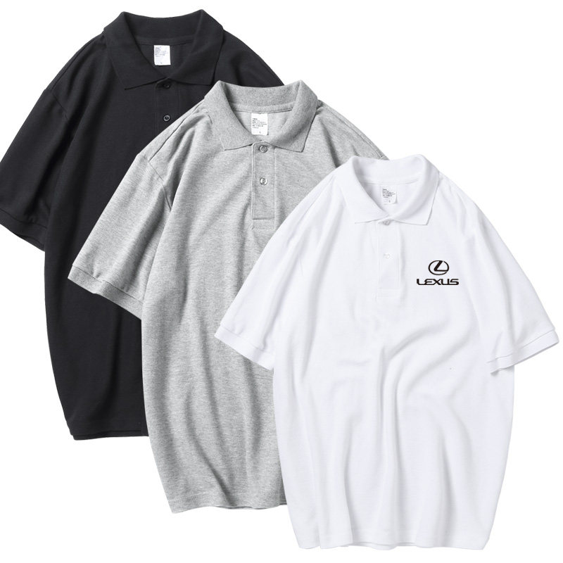 雷克萨斯t恤4s店工作服汽修工装凌志车友会定制车标polo衫衣服
