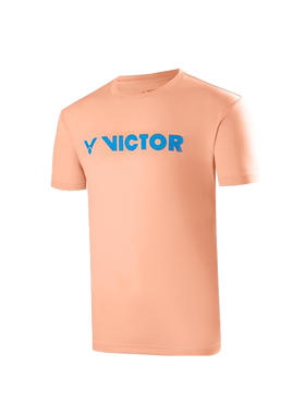 VICTOR/威克多官方夏季轻薄透气羽毛球服针织运动短袖T恤 T-40050