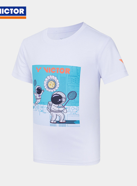 VICTOR/威克多羽毛球服青少系列针织儿童T恤 T-47019